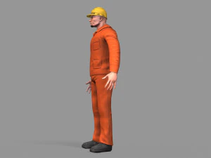 worker 3D Model