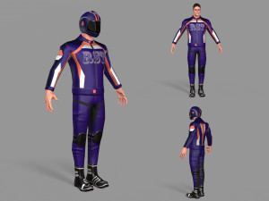 biker 3D Model