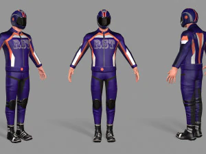 biker 3D Model