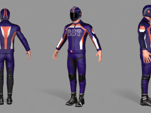 biker Model 3D