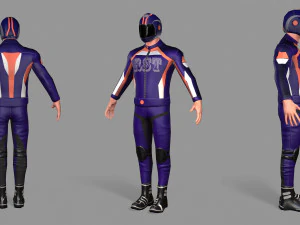 biker 3D Model