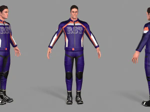 biker 3D Model