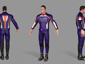 biker Model 3D
