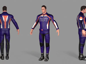 biker 3D Model