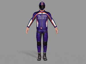 biker Model 3D