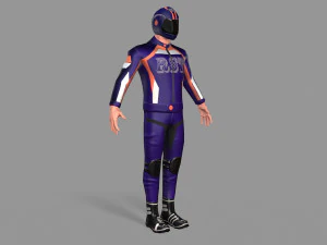 biker 3D Model
