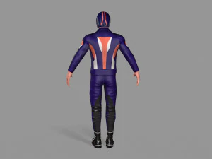 biker 3D Model