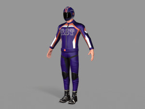 biker Model 3D