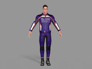 biker Model 3D