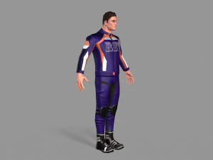 biker 3D Model