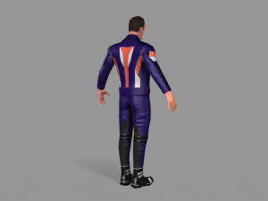 biker Model 3D