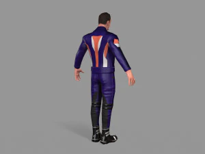 biker 3D Model