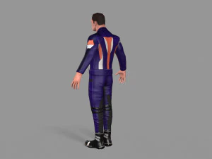 biker 3D Model