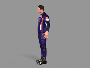 biker Model 3D