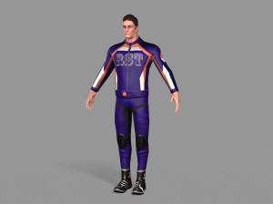 biker Model 3D