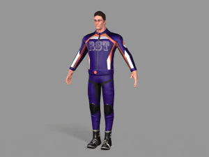 biker 3D Model