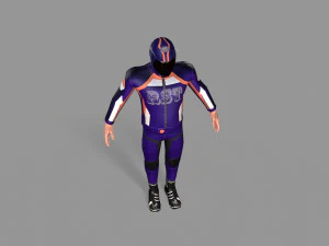biker 3D Model