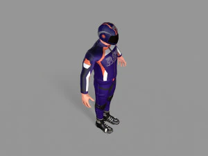 biker 3D Model