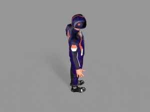biker 3D Model