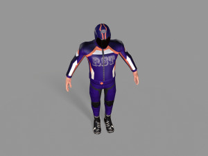 biker Model 3D