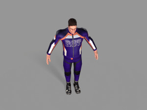 biker Model 3D