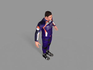 biker Model 3D