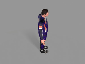 biker Model 3D