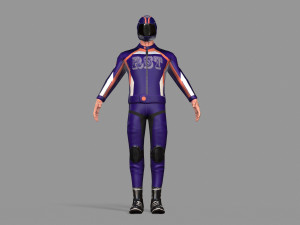 biker Model 3D