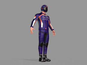 biker Model 3D