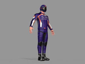 biker 3D Model