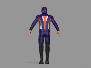 biker Model 3D