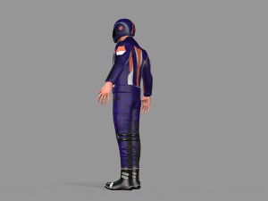 biker 3D Model