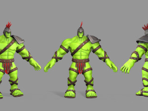 gladiator hulk Modello 3D