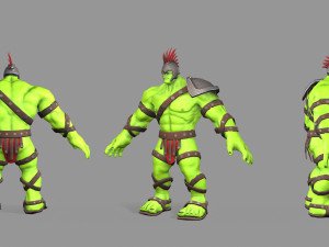 gladiator hulk Modello 3D