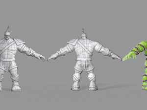 gladiator hulk Modello 3D