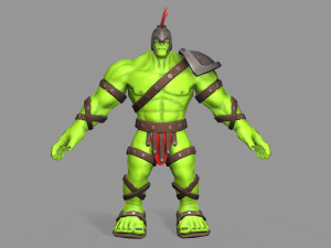 gladiator hulk Modello 3D