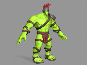 gladiator hulk Modello 3D