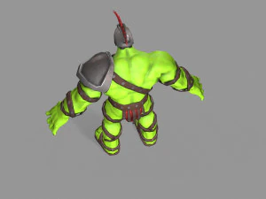 gladiator hulk 3D Model