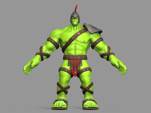 gladiator hulk Modello 3D