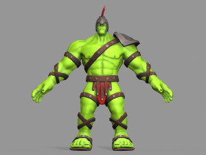 gladiator hulk Modello 3D