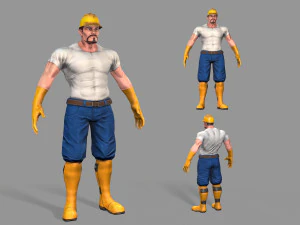 worker 3D Model