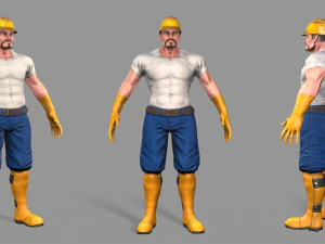 ワーカー 3Dモデル