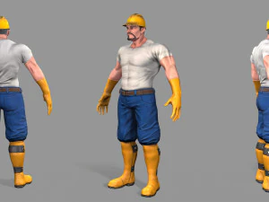 ワーカー 3Dモデル