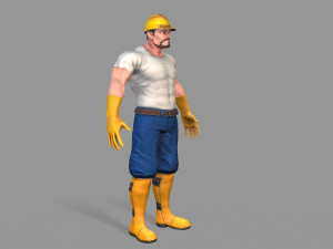 worker 3D Модель