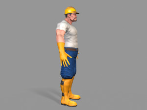 worker 3D Модель