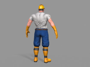 worker 3D Модель