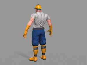 worker 3D Модель