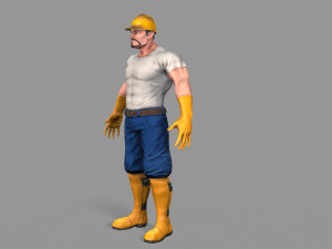 worker 3D Модель