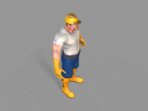worker 3D Модель