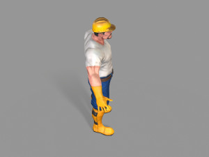 worker 3D Модель